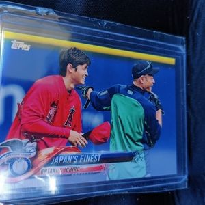 Shohei Ohtani and Ichiro Having fun Rookie Card!